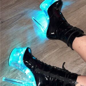 Pleaser LED light up Platform Heels